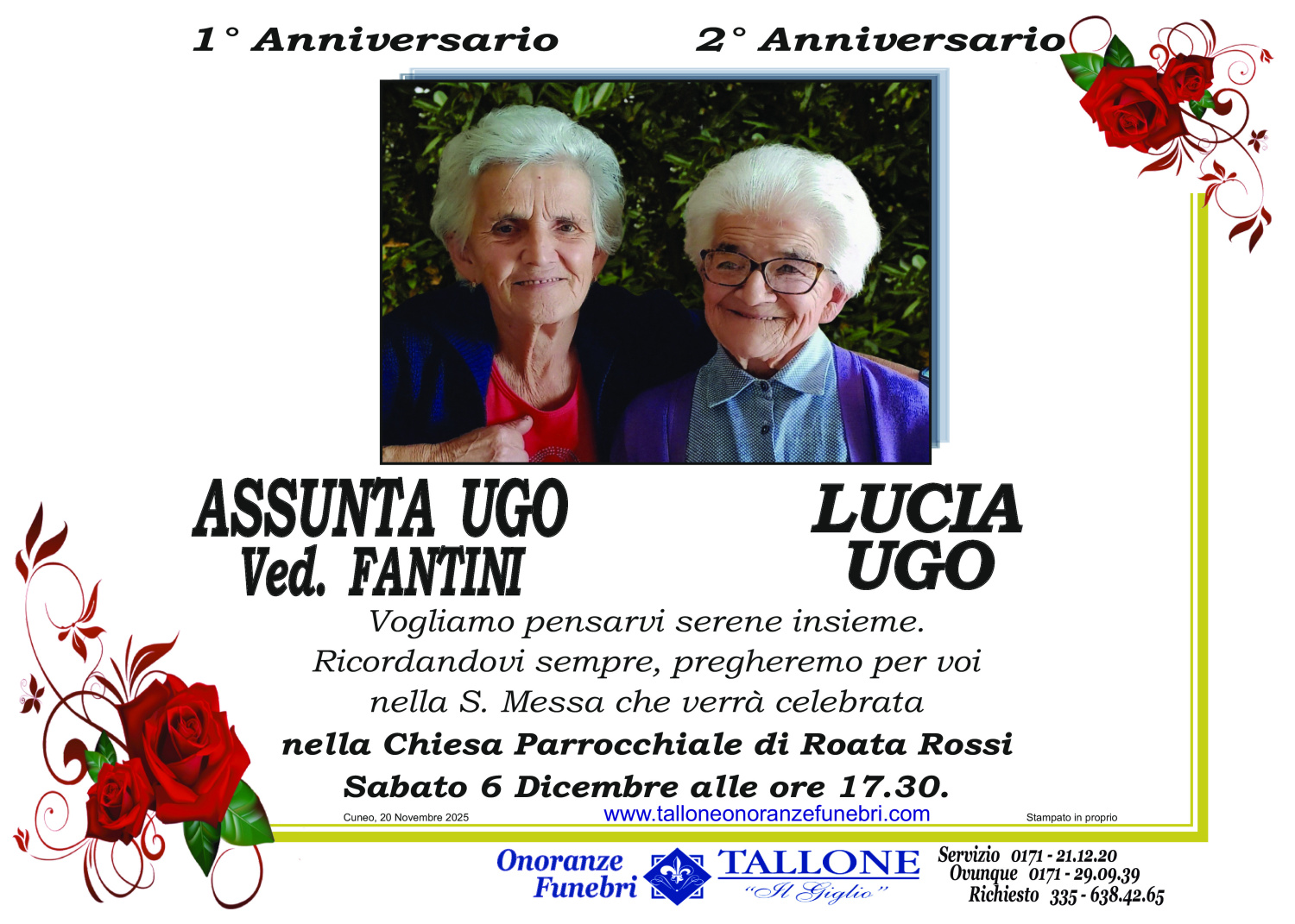 Assunta Ugo Ved. Fantini Lucia Ugo